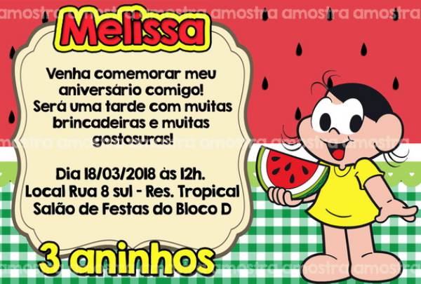 33 Convites Da Magali Para Se Apaixonar! â Modelos De Convite 33 Convites Da Magali Para Se Apaixonar! â Modelos De Convite