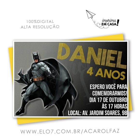 Convite Digital Menino 12 No Elo7 Convite Digital Menino 12 No Elo7