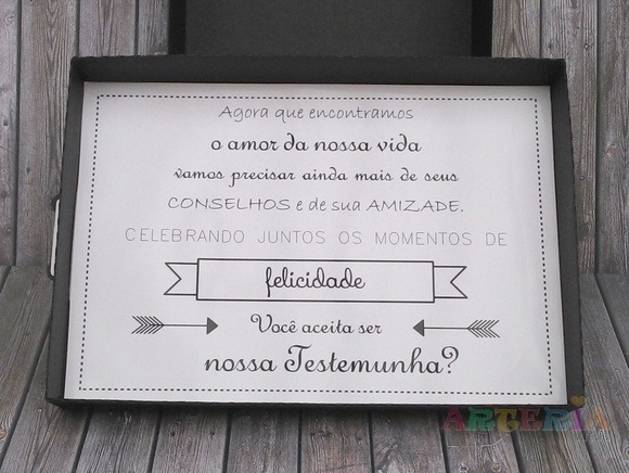 Convite Padrinhos Casamento Banner No Elo7 Convite Padrinhos Casamento Banner No Elo7