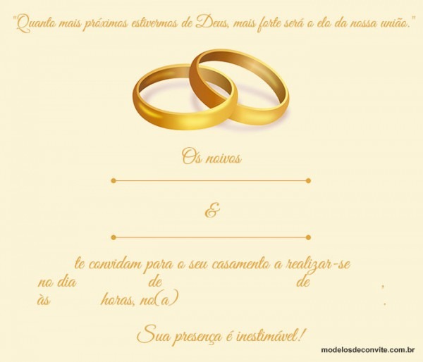 Convite De Casamento Evangélico Como Fazer O Modelo Ideal Convite De Casamento Evangélico Como Fazer O Modelo Ideal