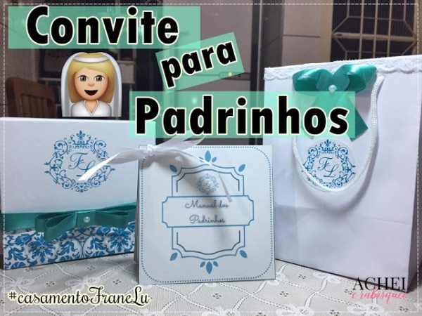 Convite Para Padrinhos Personalizado ~ Achei E Rabisquei Convite Para Padrinhos Personalizado ~ Achei E Rabisquei
