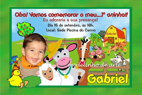 Convites De Aniversário De 1 Ano Convites De Aniversário De 1 Ano