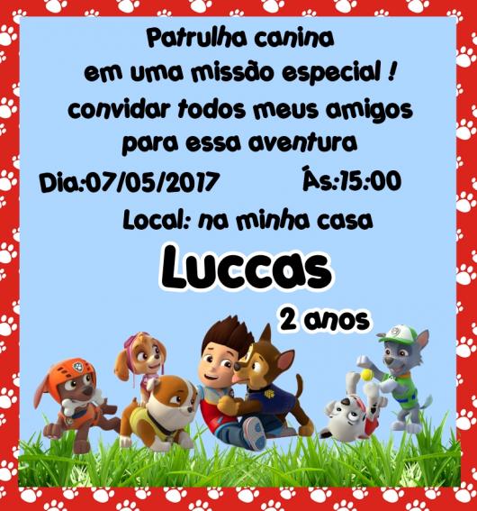 50 Convites Patrulha Canina IncrÃveis & Como Fazer Passo A Passo! 50 Convites Patrulha Canina IncrÃveis & Como Fazer Passo A Passo!
