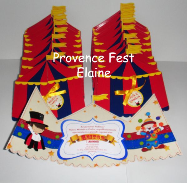Convite Tenda De Circo Convite Tenda De Circo
