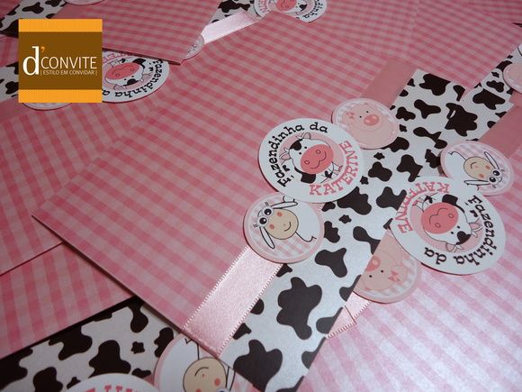 Convite De Aniversário Fazendinha Rosa Convite De Aniversário Fazendinha Rosa
