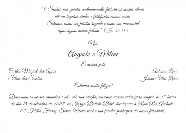 Frases Para Convite De Casamento As Mais Lindas E Mais Românticas! ⤠Frases Para Convite De Casamento As Mais Lindas E Mais Românticas! â¤