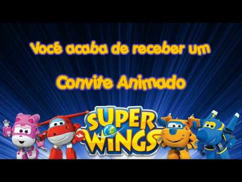 Convite Animado Super Wings Tkm Convites Animados Convite Animado Super Wings Tkm Convites Animados