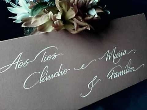Hugo Caligrafia Artistica Empresa Convites Tania Pace Hugo Caligrafia Artistica Empresa Convites Tania Pace