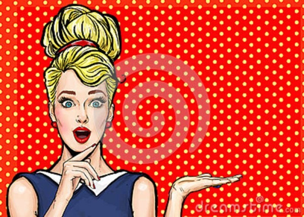 Menina Do Pop Art Convite Do Partido Cartão De Aniversário Mulher Menina Do Pop Art Convite Do Partido Cartão De Aniversário Mulher