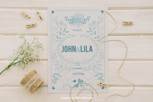 Mock Up Design Com Convite De Casamento E Ornamentos Mock Up Design Com Convite De Casamento E Ornamentos