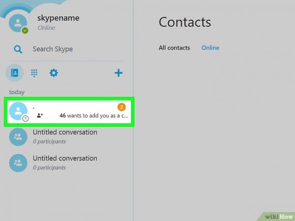 3 Formas De Aceitar Uma Solicitação De Amizade No Skype No Windows 3 Formas De Aceitar Uma Solicitação De Amizade No Skype No Windows