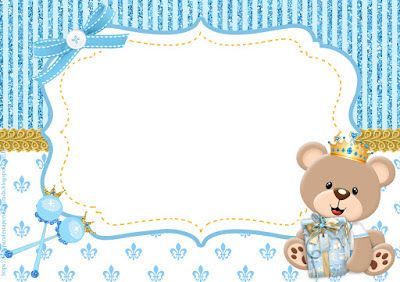 Kit Ursinho PrÃncipe Para Imprimir Gratis Kit Ursinho PrÃncipe Para Imprimir Gratis