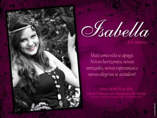 Convite Personalizado 15 Anos 01 Convite Personalizado 15 Anos 01