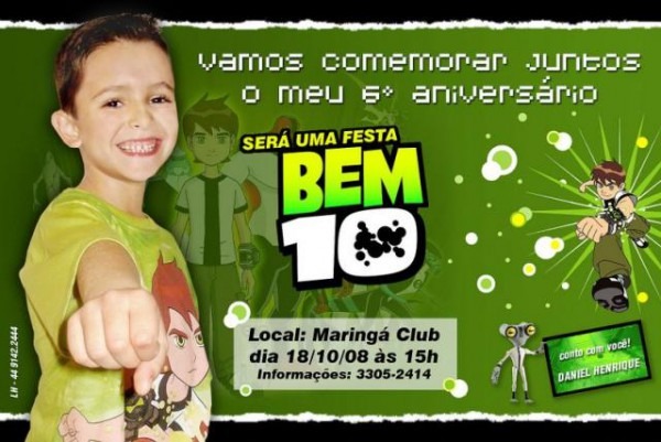 Convite Personalizado Aniversário Infantil 06 Convite Personalizado Aniversário Infantil 06