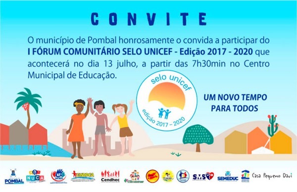 Participe Do I Fórum Comunitário Selo Unicef Participe Do I Fórum Comunitário Selo Unicef
