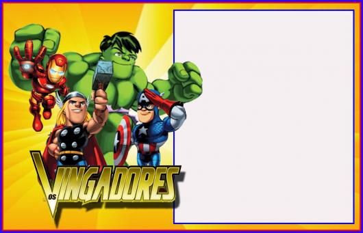 Convite Vingadores 60 Ideias IncrÃveis & Modelos Para Imprimir Convite Vingadores 60 Ideias IncrÃveis & Modelos Para Imprimir