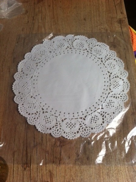 300 Doilies Toalha Papel Rendado Redondo 32cm Convite