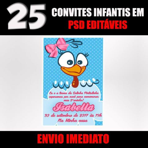 25 Convites De Aniversário Editáveis Em Psd 25 Convites De Aniversário Editáveis Em Psd