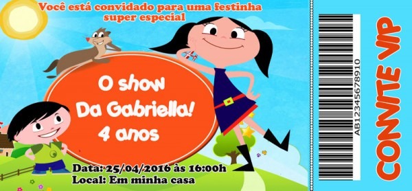 Convite Show Da Luna Por Mimos E Artes Convite Show Da Luna Por Mimos E Artes
