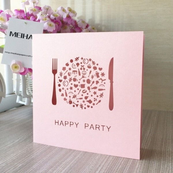 50 PÃ§s Lote Jantar Paty DecoraÃ§Ã£o Jantar De Casamento Do Convite