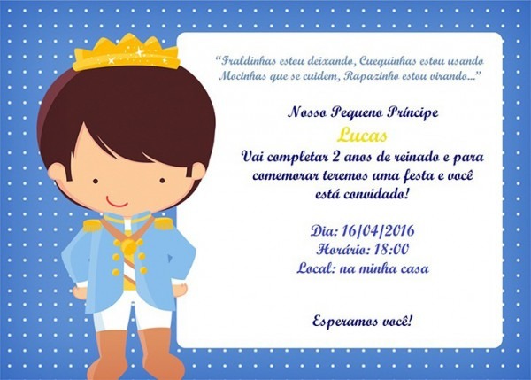 Arte Convite Digital Pequeno Principe Arte Convite Digital Pequeno Principe