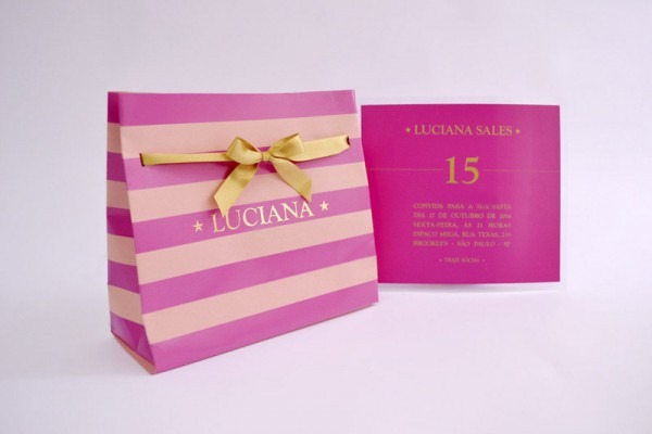 Convite Debutantes Luciana Convite Debutantes Luciana
