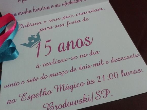 Convite 15 Anos Personalizado No Elo7 Convite 15 Anos Personalizado No Elo7