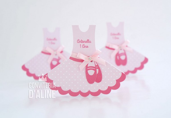 Convite Vestido Bailarina Convite Vestido Bailarina