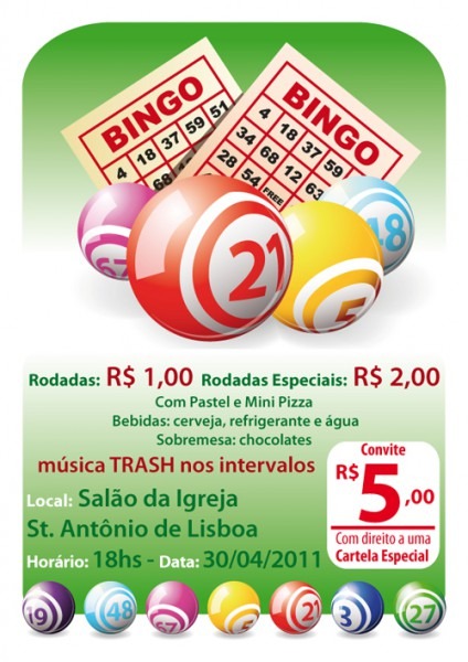 Convite Bingo Beneficente Convite Bingo Beneficente