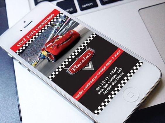Convite Carros Para Editar E Imprimir Grátis Convite Carros Para Editar E Imprimir Grátis