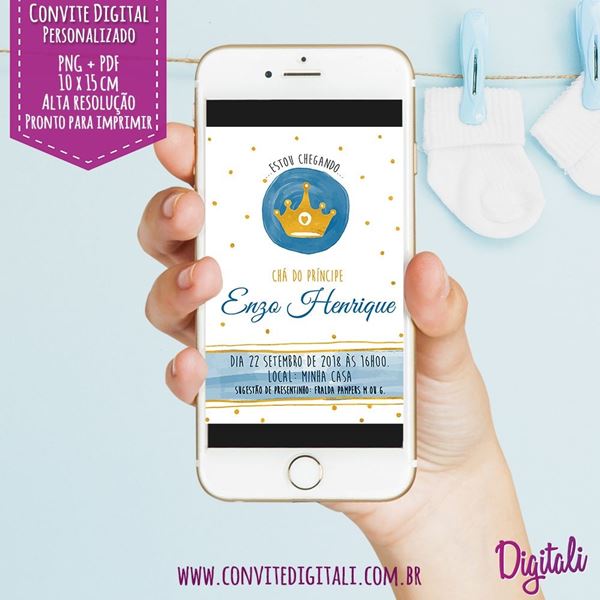 Convite Para Chá De Bebê Virtual +60 Convite Chá De Fraldas Convite Para Chá De Bebê Virtual +60 Convite Chá De Fraldas