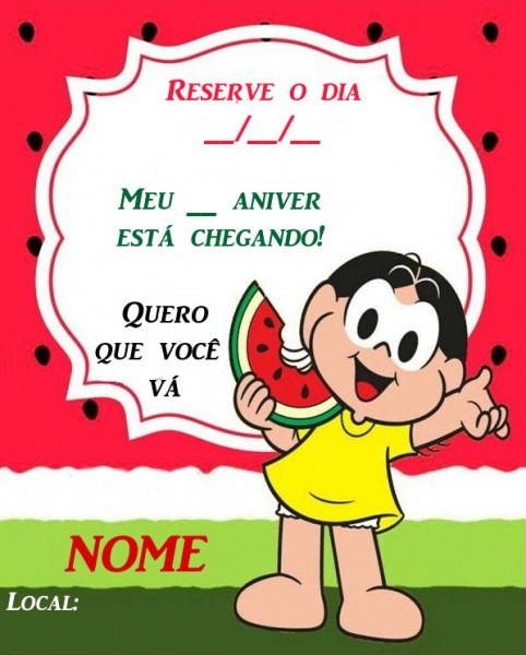 Convite Online Magali Convite Online Magali