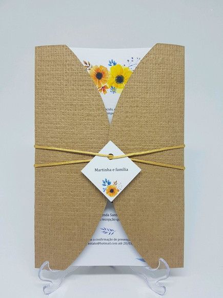 Convite De Casamento Com Envelope Convite De Casamento Com Envelope