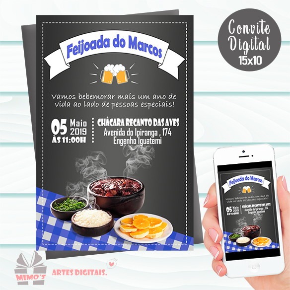 Convite Feijoada Convite Feijoada