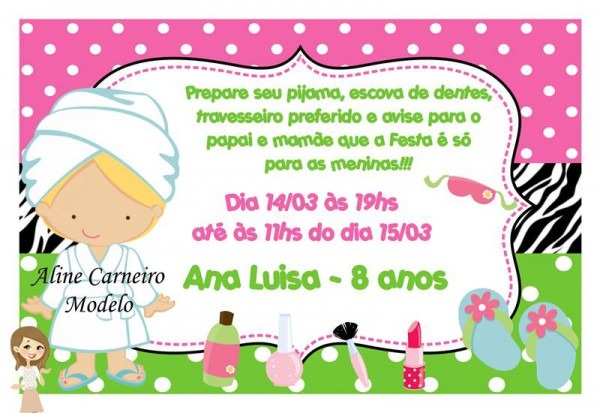 60 Convites Para Festa Do Pijama â Modelos De Convite 60 Convites Para Festa Do Pijama â Modelos De Convite