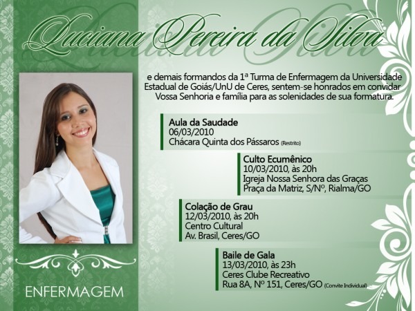 Convite Formatura Convite Formatura