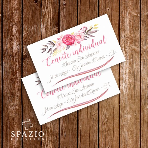 Convite Individual Para Casamento Convite Individual Para Casamento