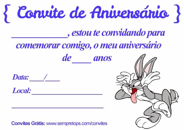 Convites De AniversÃ¡rio Infantil, Adulto, Feminino E Masculino