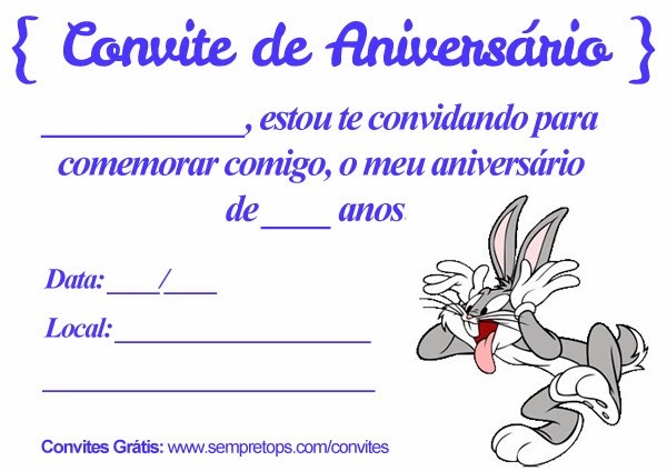 Convites De Aniversário Infantil, Adulto, Feminino E Masculino Convites De Aniversário Infantil, Adulto, Feminino E Masculino