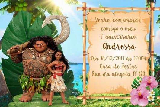 Convite Moana â 40 Ideias LindÃssimas & Modelos Para Imprimir Grátis! Convite Moana â 40 Ideias LindÃssimas & Modelos Para Imprimir Grátis!