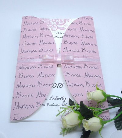 Convite 15 Anos Envelope Personalizado Convite 15 Anos Envelope Personalizado