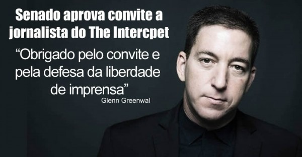 Glenn Greenwald Manifesta Gratidão Por Convite Para Audiência No Glenn Greenwald Manifesta Gratidão Por Convite Para Audiência No