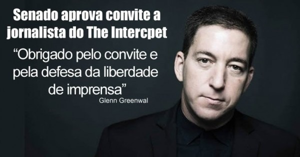 Glenn Greenwald Manifesta Gratidão Por Convite Para Audiência No Glenn Greenwald Manifesta Gratidão Por Convite Para Audiência No