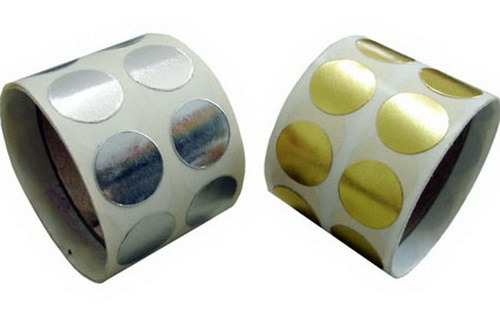 Etiqueta Adesiva Lacre Ouro Prata 15 Mm Etiqueta Adesiva Lacre Ouro Prata 15 Mm