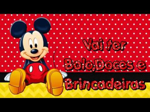 Convite Virtual Mickey 9 Fotos Você Escolhe A Musica De Fundo Convite Virtual Mickey 9 Fotos Você Escolhe A Musica De Fundo