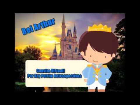Convite Virtual Tema Rei Arthur 1 Aninho Convite Virtual Tema Rei Arthur 1 Aninho