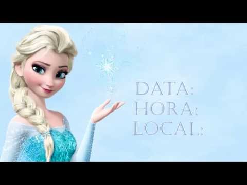 Projeto Convite Virtual Da Frozen Projeto Convite Virtual Da Frozen