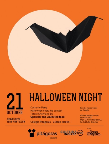 Halloween Night Festa Incentiva A Comunicação Em Inglês No Halloween Night Festa Incentiva A Comunicação Em Inglês No