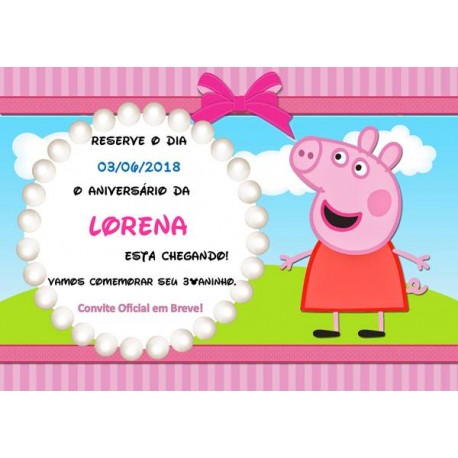 Save The Date Da Peppa Pig Save The Date Da Peppa Pig