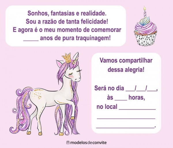 Frases Para Convite De AniversÃ¡rio Infantil â Modelos De Convite
